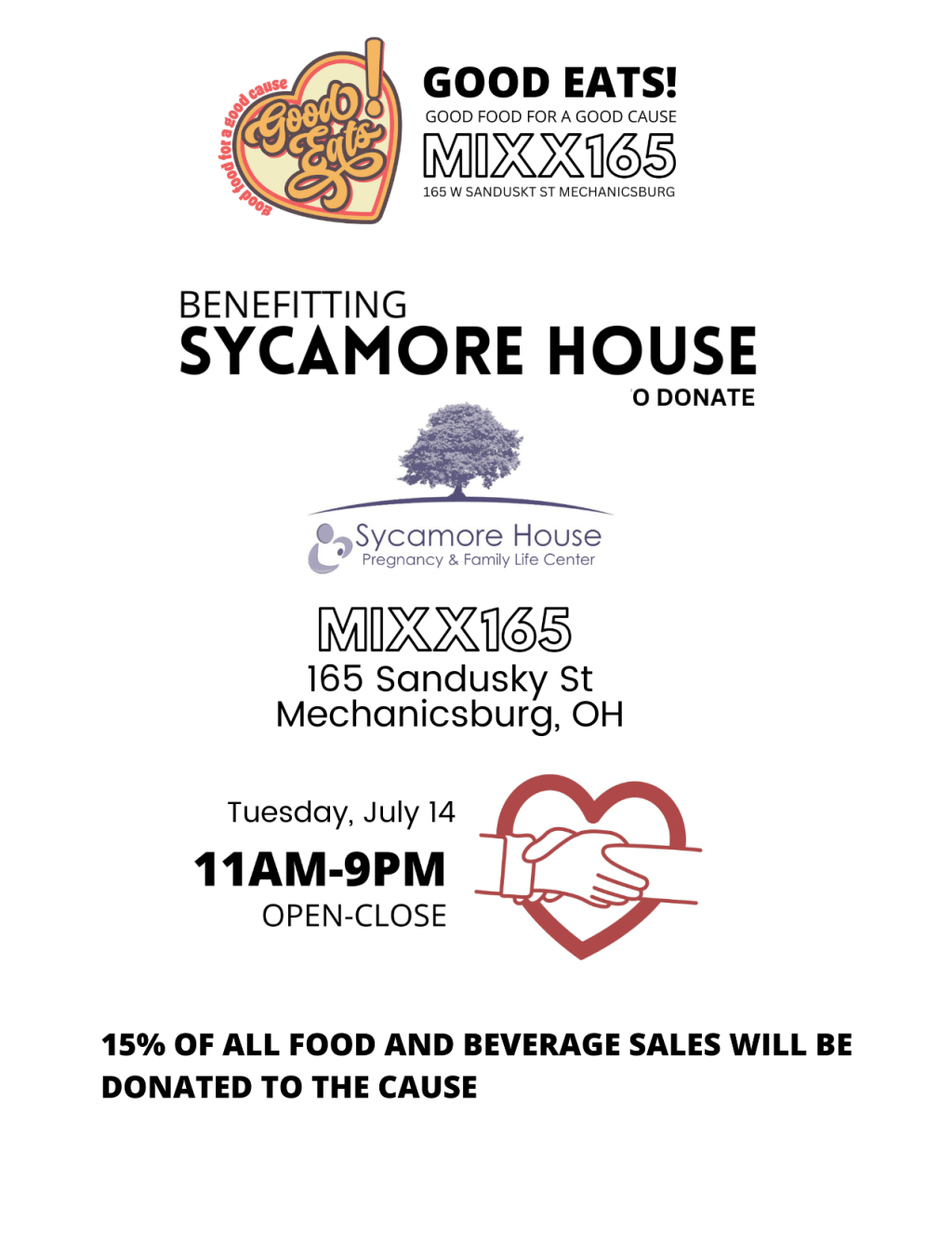Mixx 165 Fundraiser – July&nbsp;14!