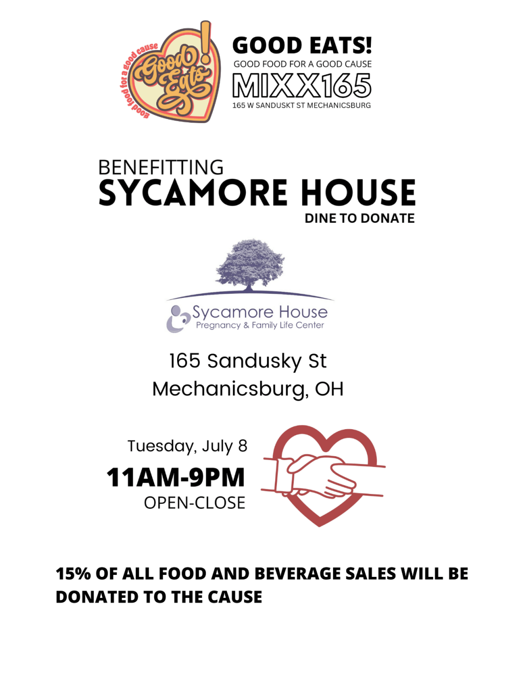 Mixx 165 Fundraiser – July 8!