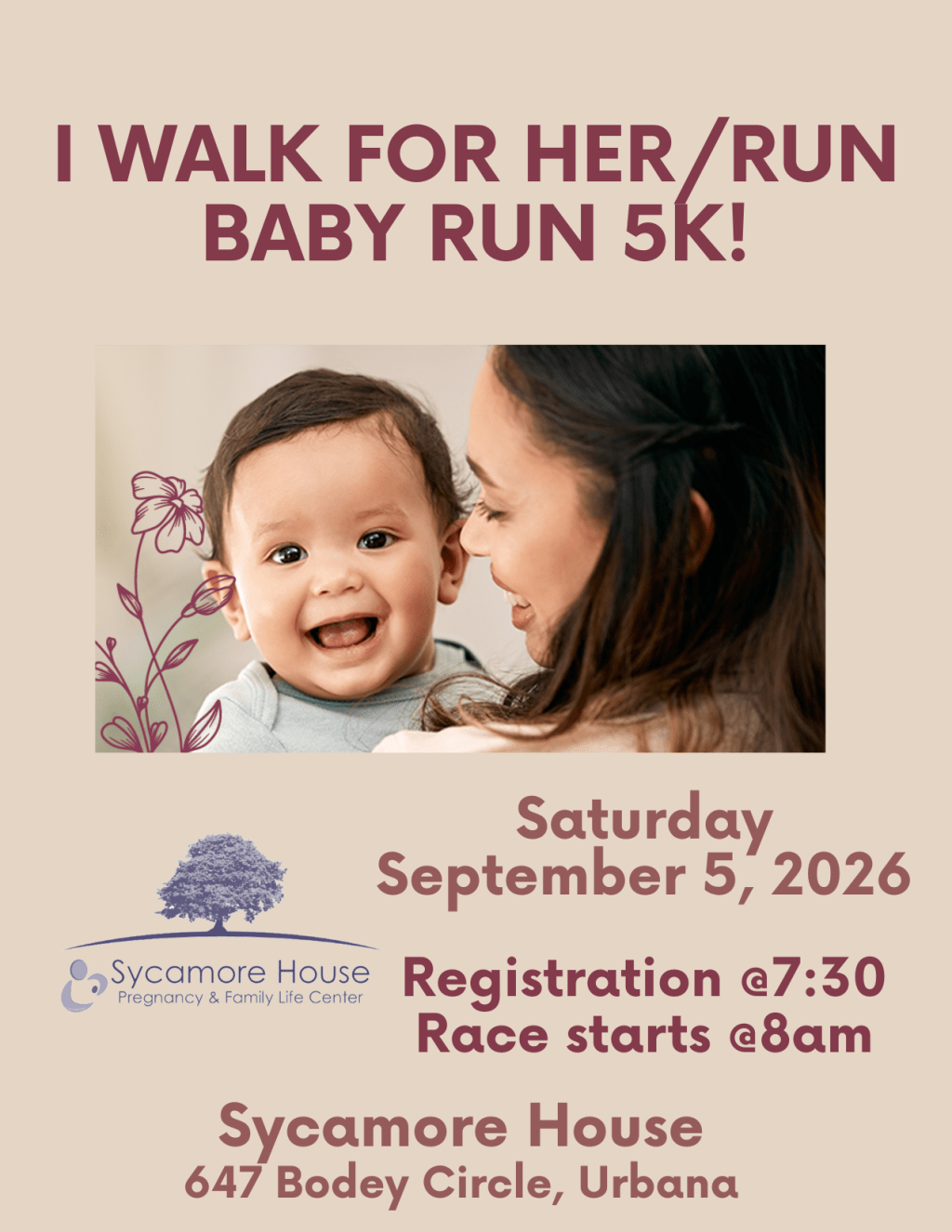 I Walk for Her/Run Baby Run&nbsp;5K