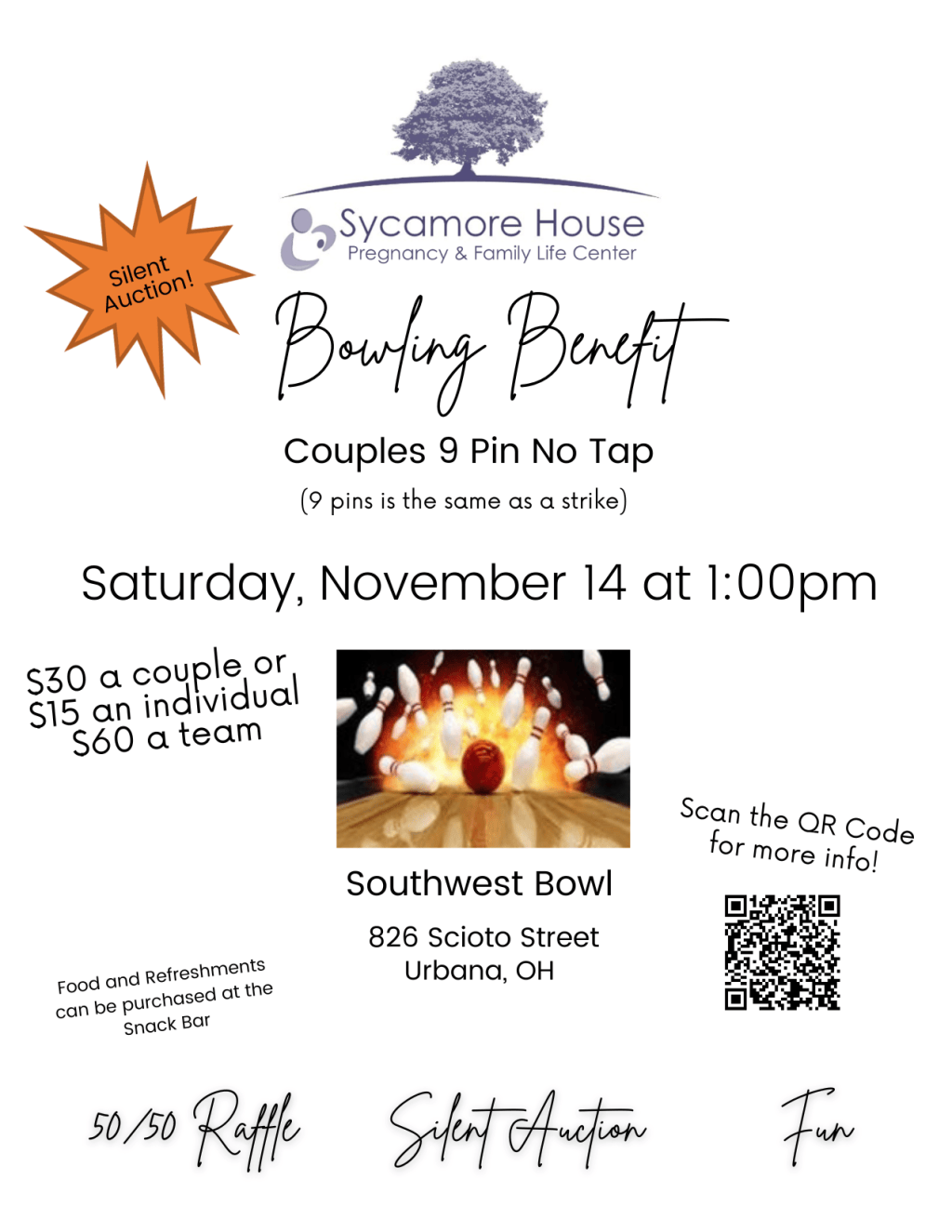 Bowling Benefit – Nov 14&nbsp;@1pm